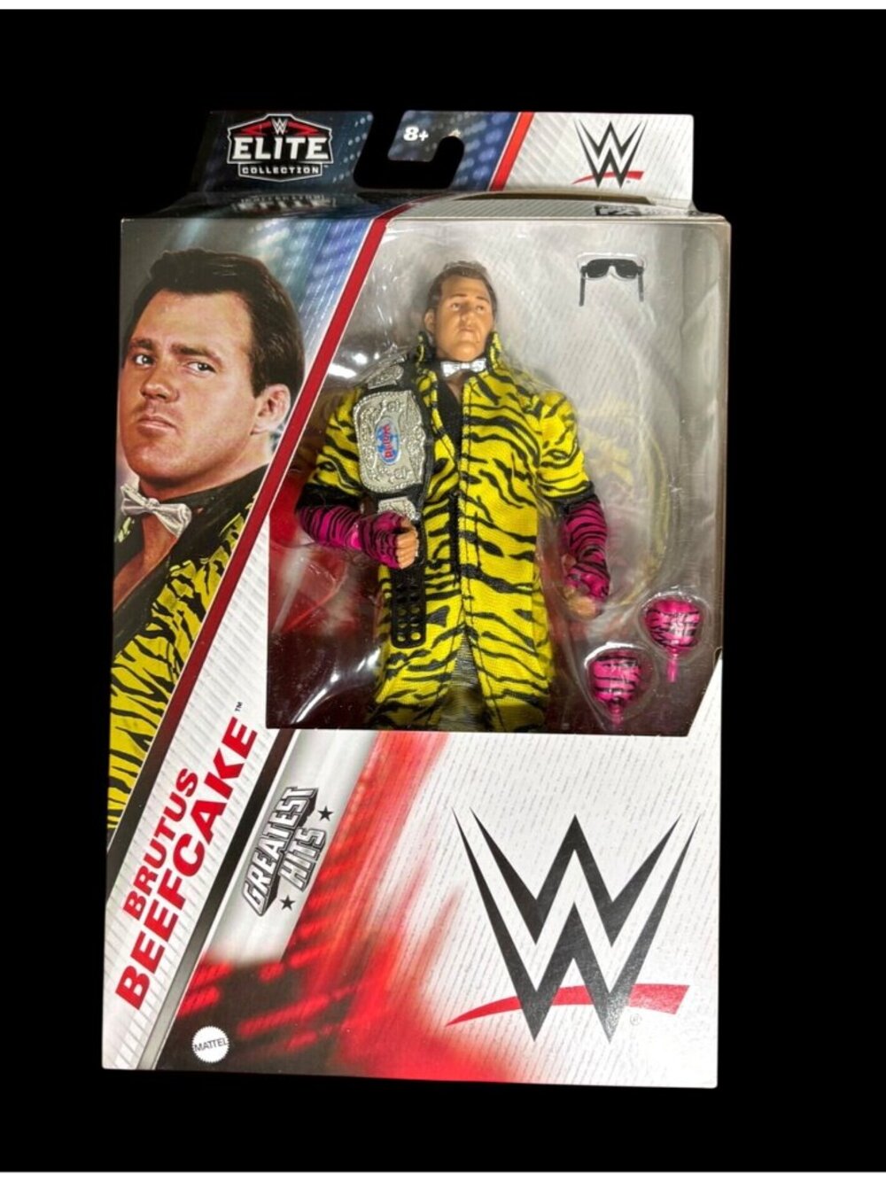 NEW WWE Elite Brutus Beefcake Greatest Hits 7" Action Figure w/ Accessories NIB